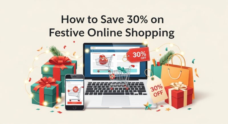 how to save money on festive online shopping