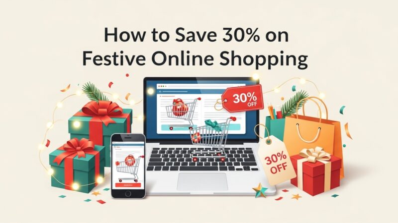 how to save money on festive online shopping