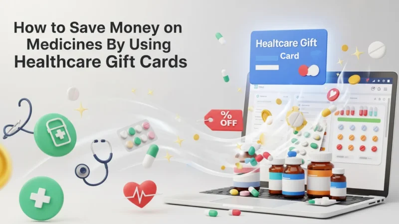 How to Save Money on Medicines Online By Using Healthcare Gift Cards