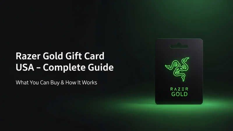 Razer Gold gift card USA complete guide