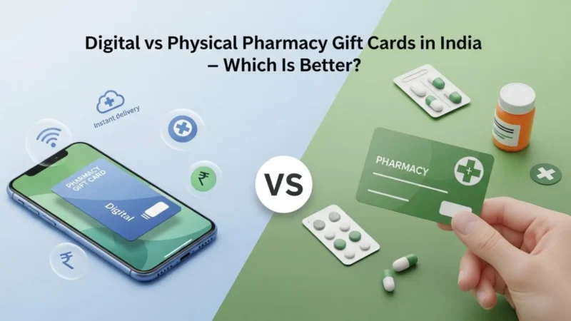 Digital vs Physical Pharmacy Gift Cards in India – Which Is Better?