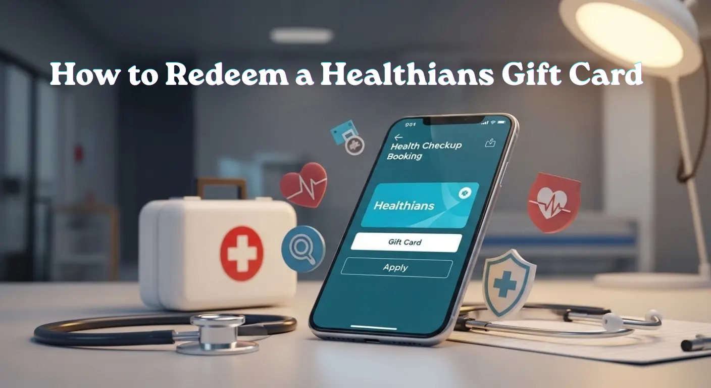 How to Redeem a Healthians Gift Card