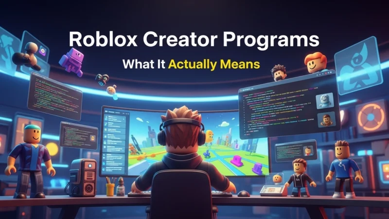 Roblox Launches New Programs for Crators – What It Actually Means