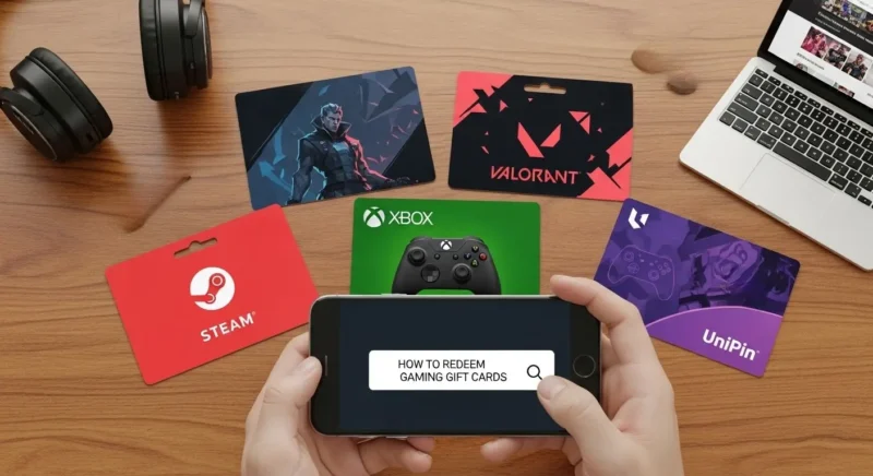How to Redeem Gaming Gift Cards (Steam, Valorant, Xbox, UniPin)