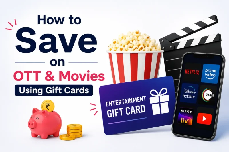 How to save on OTT & Movies using gift card